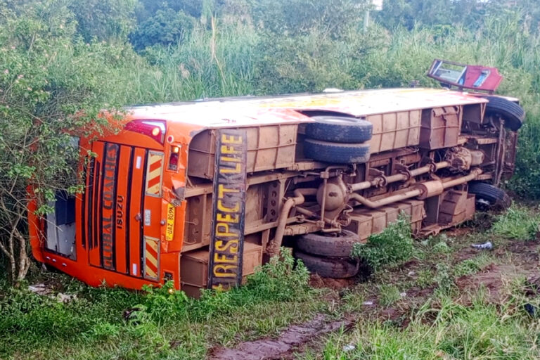 The bus that caused accident