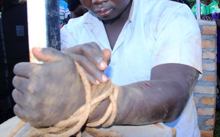 Three Arrested as Machete-Wielding Men Demolish Homes in Masaka latest11pix data